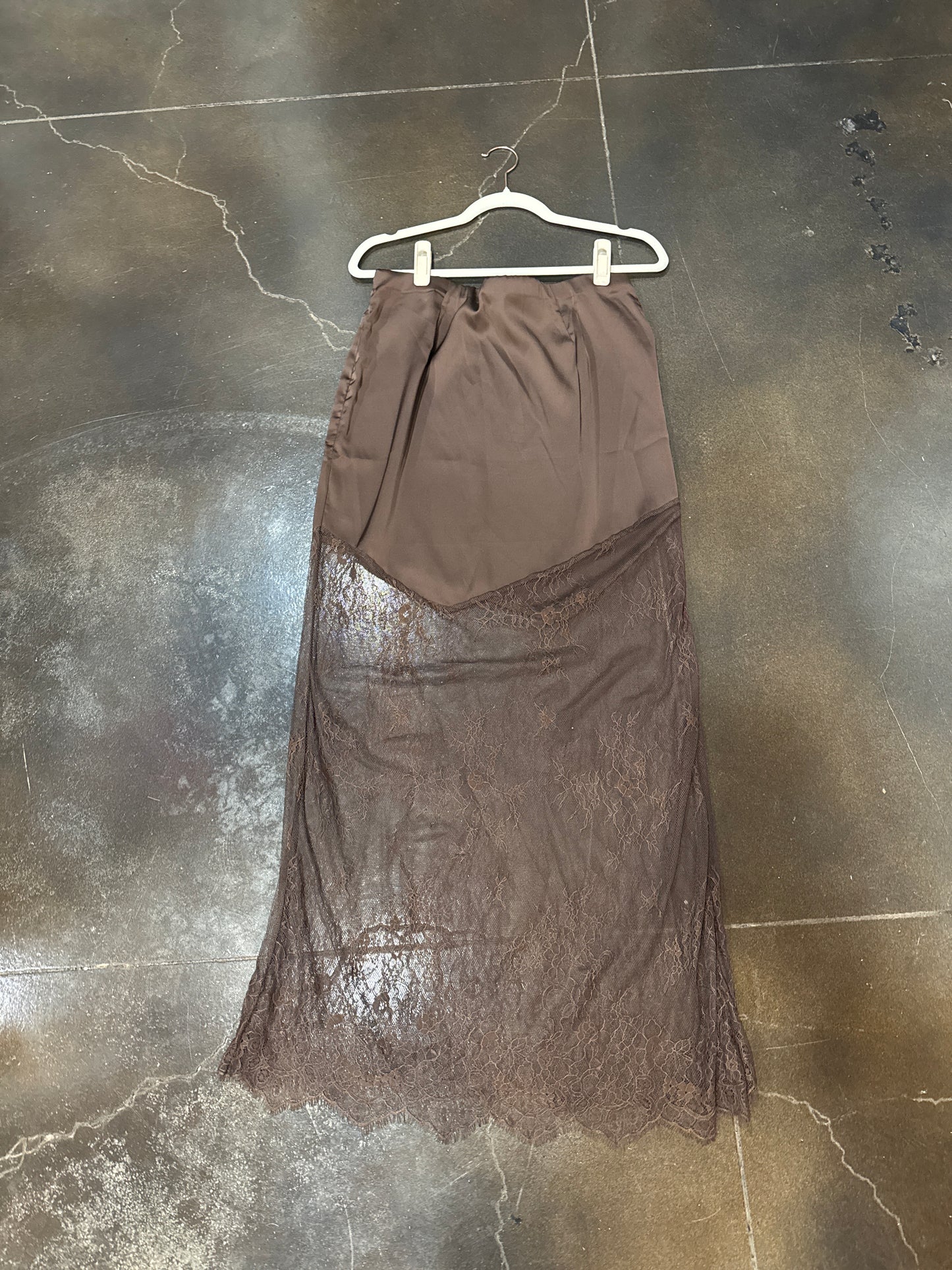 Brown Lace Skirt