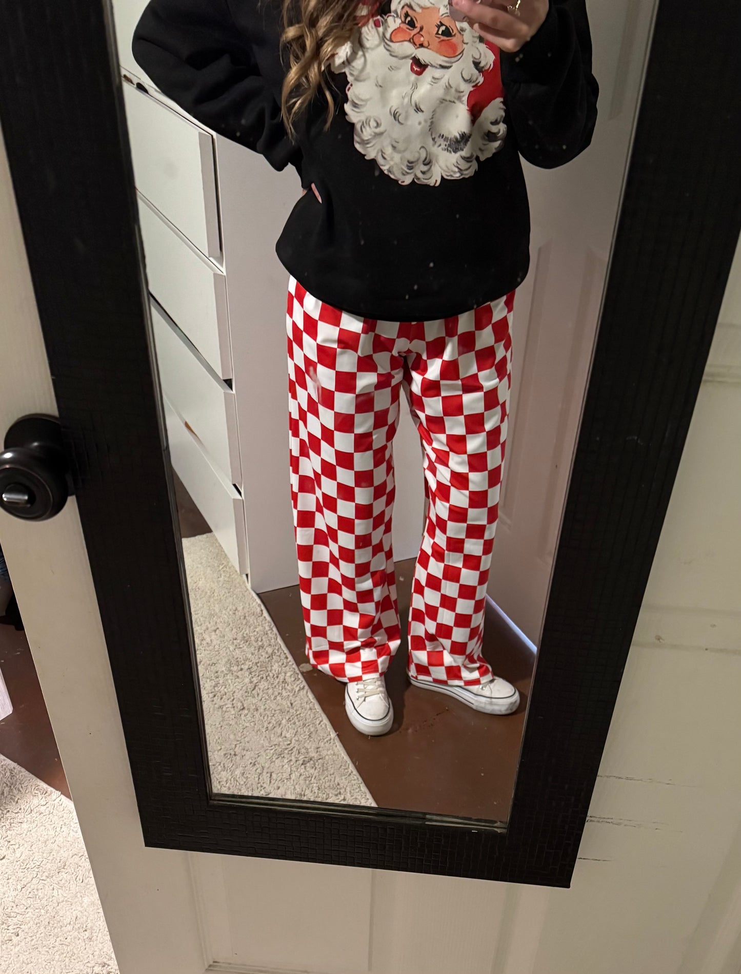 Red Checkered Pants
