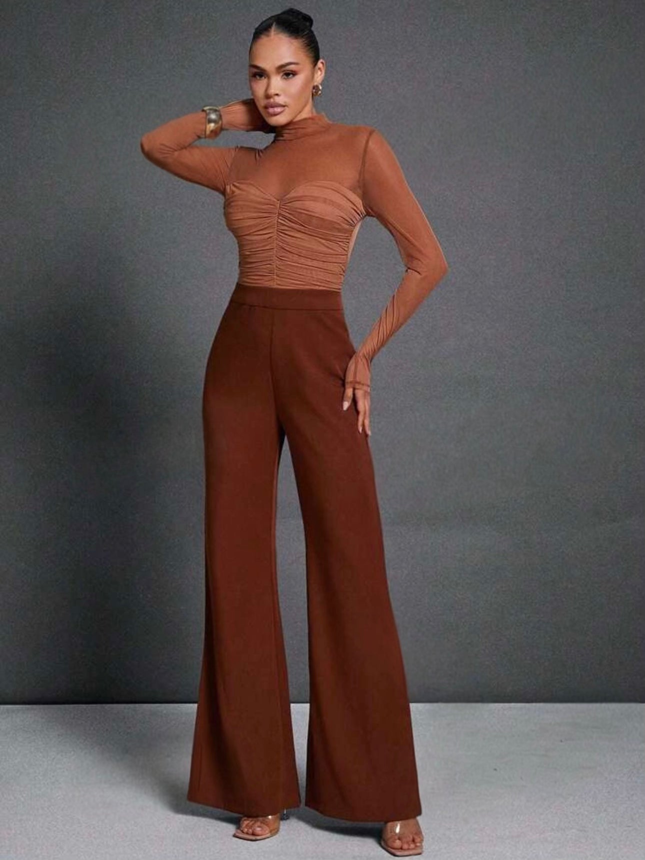 Rust Luxe Romper