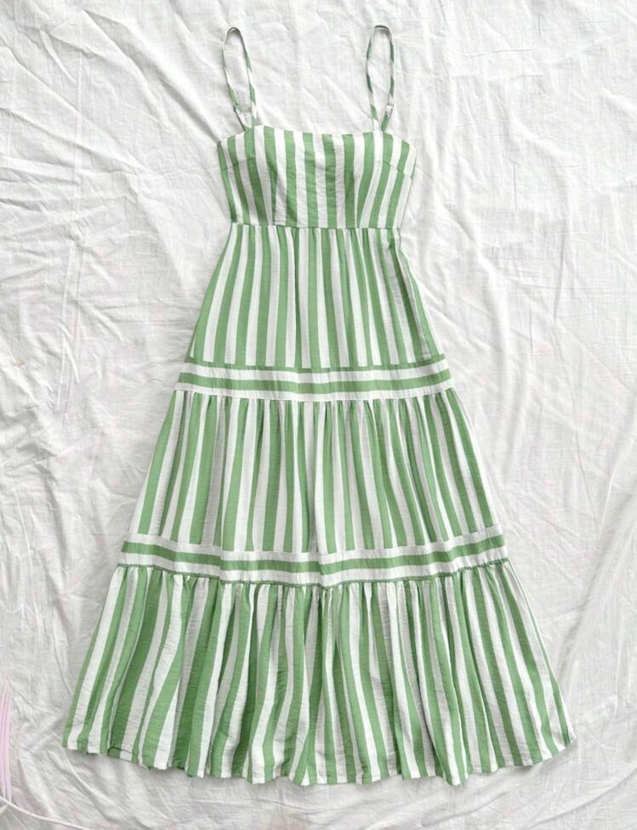 Green Stripe Maxi