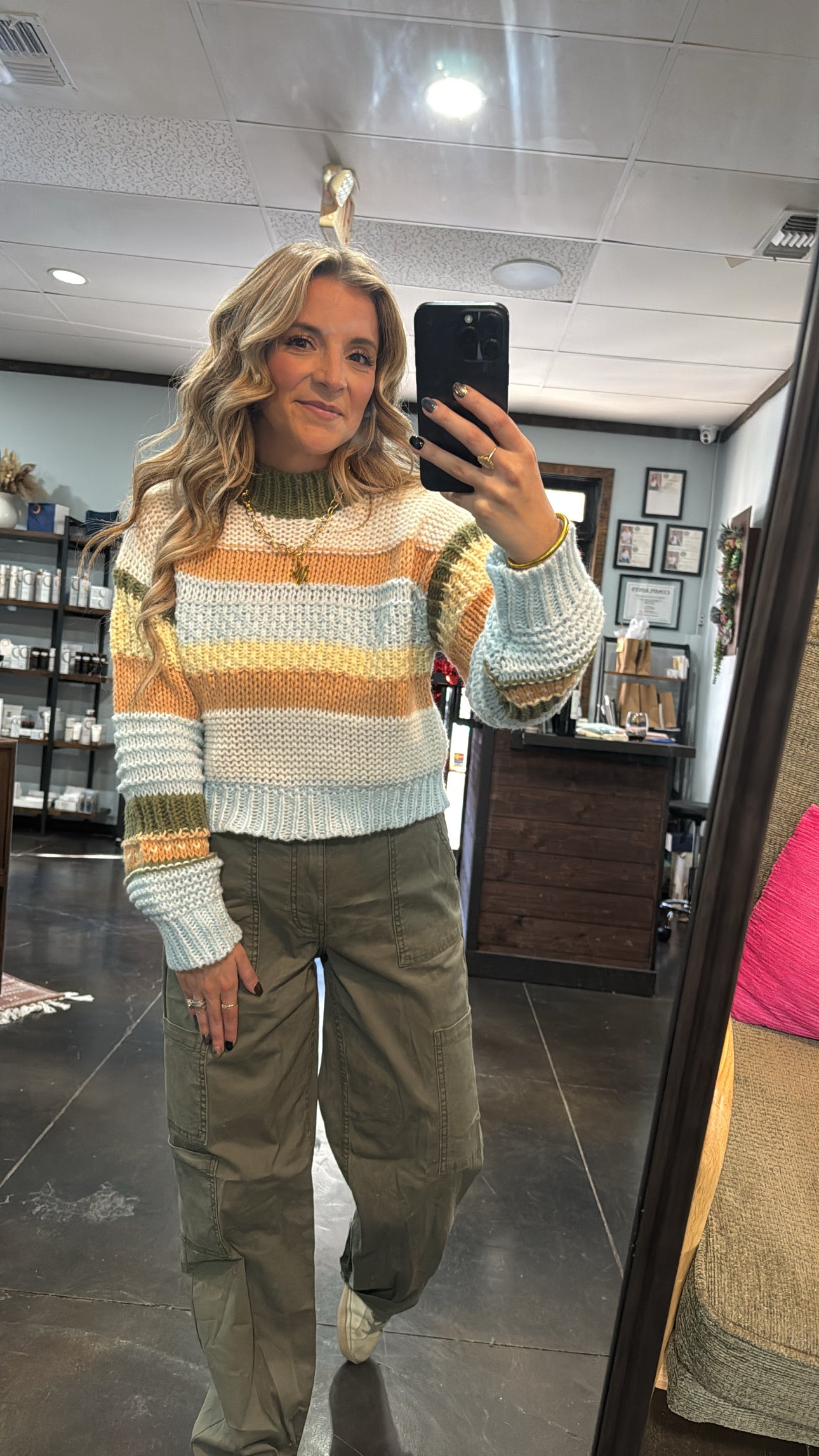 Stripped Pastel Sweater