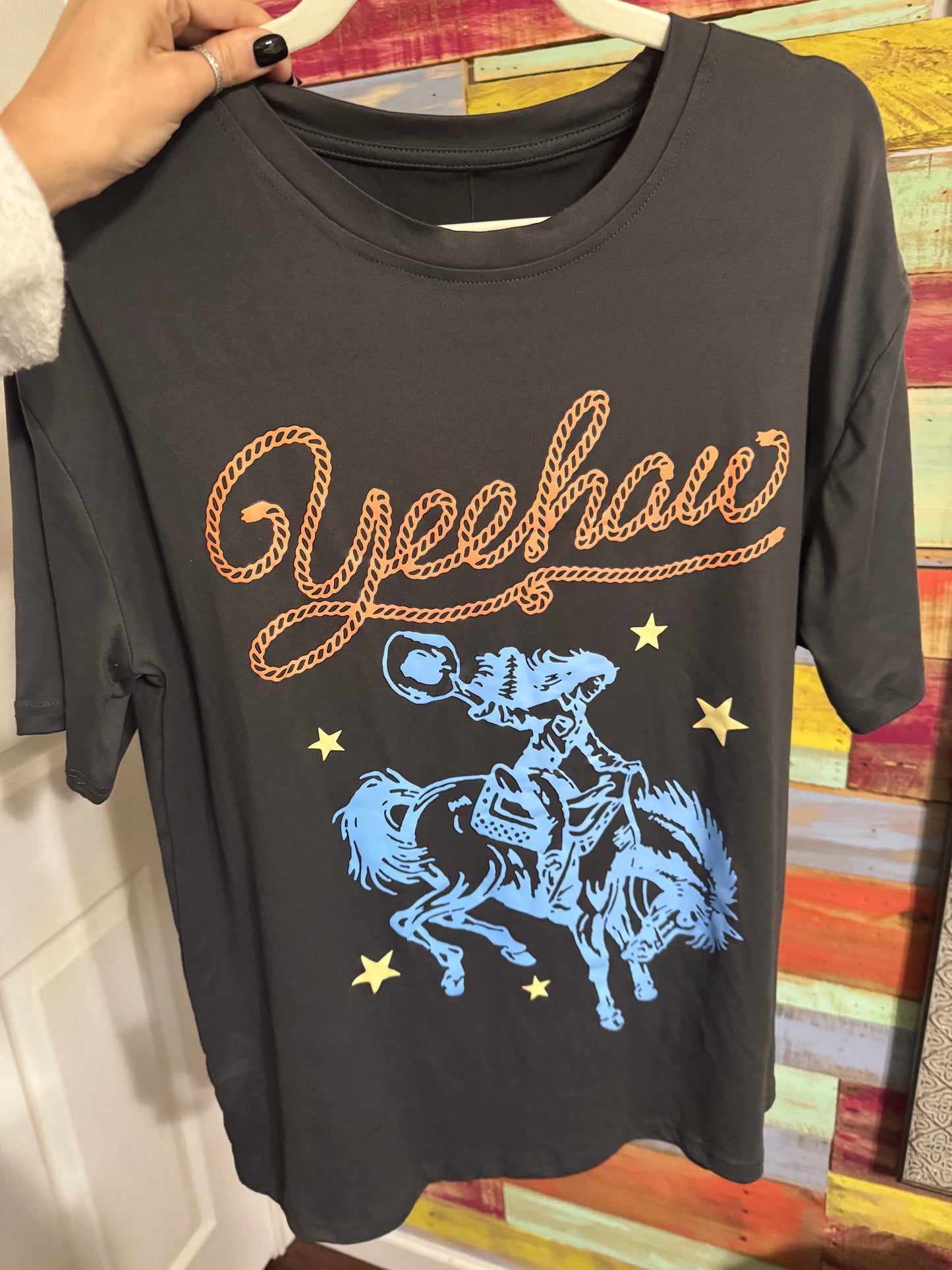 Yeehaw Graphic Tee - Oversized