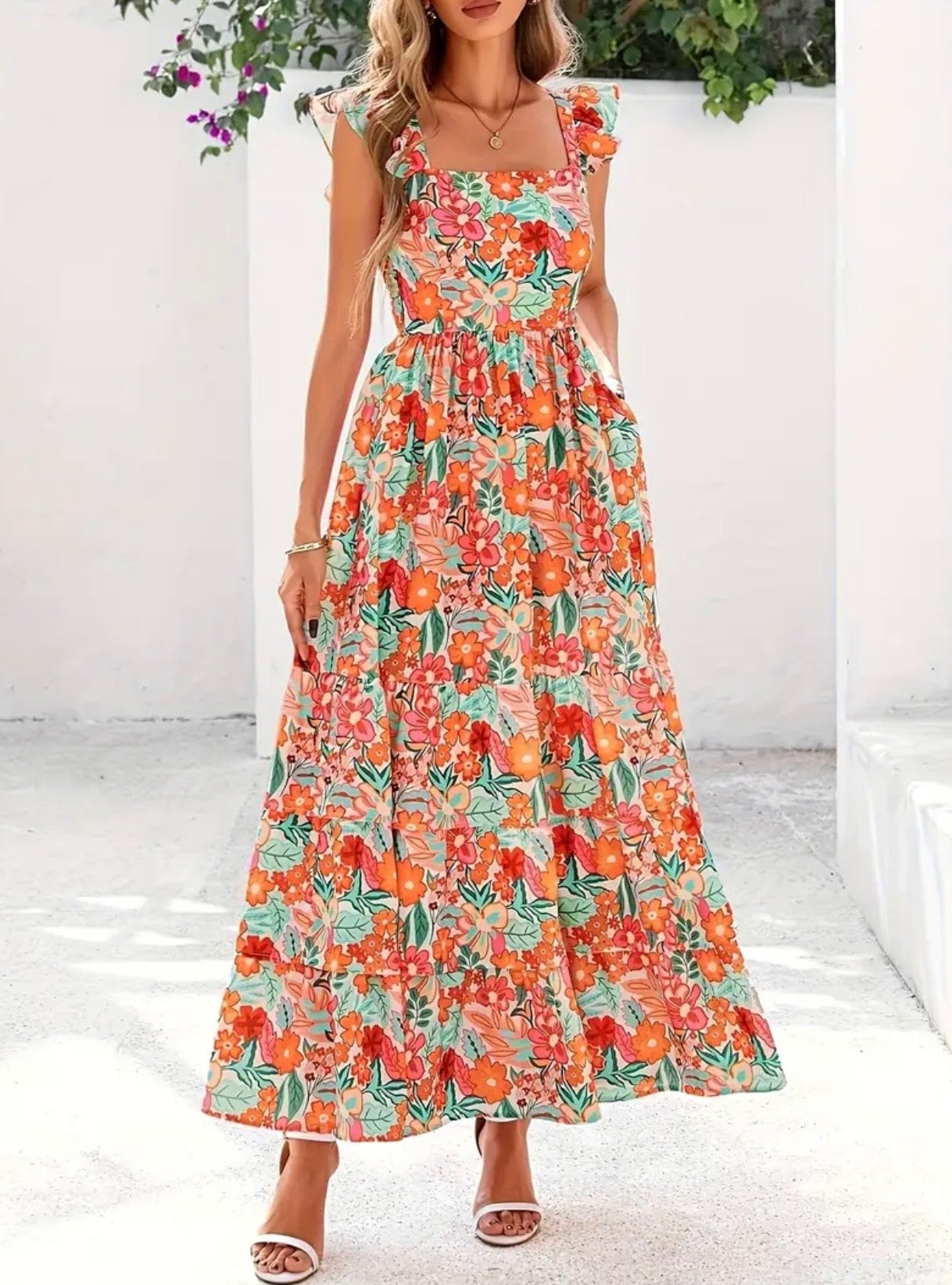 Colorful Floral Maxi