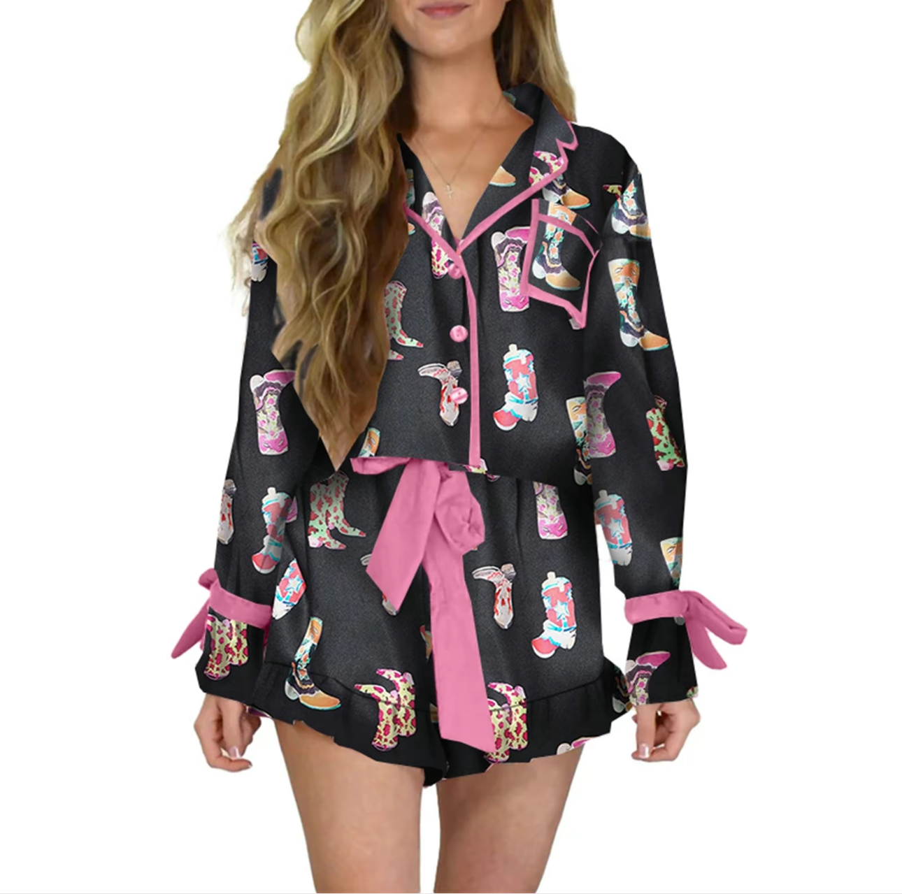 Cowgirl Boot Pajamas