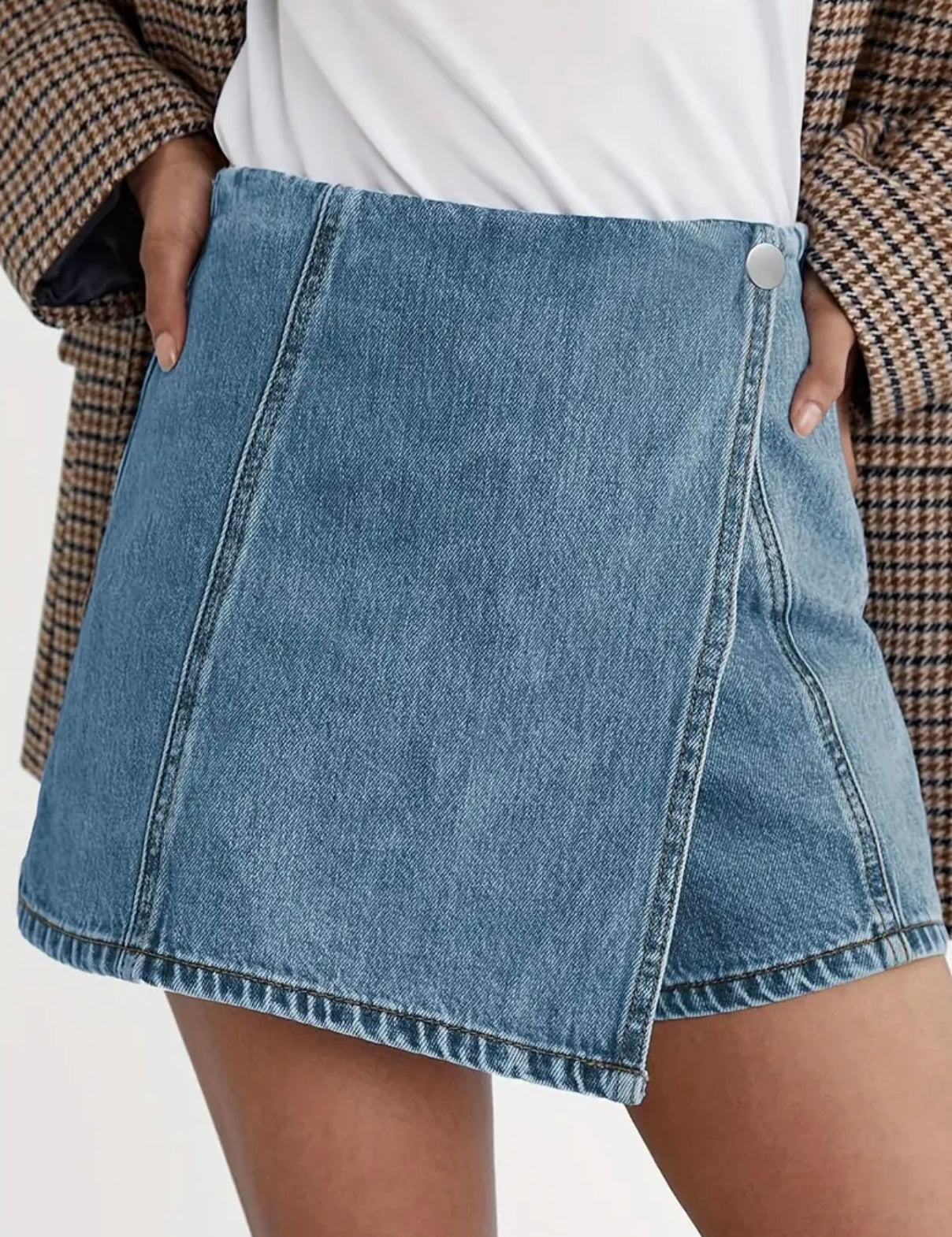 Denim Skort