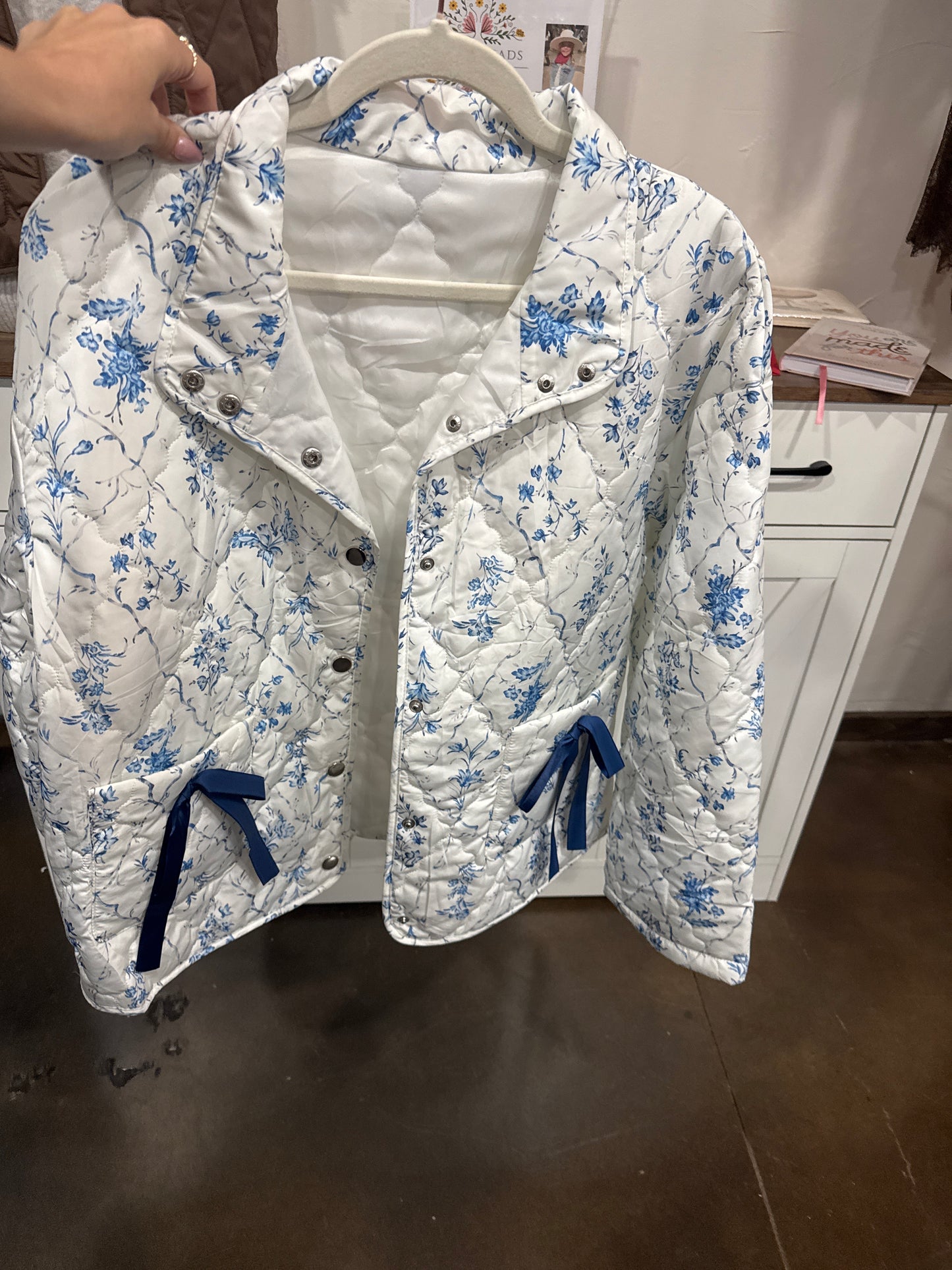 Quilted Bow Jacket
