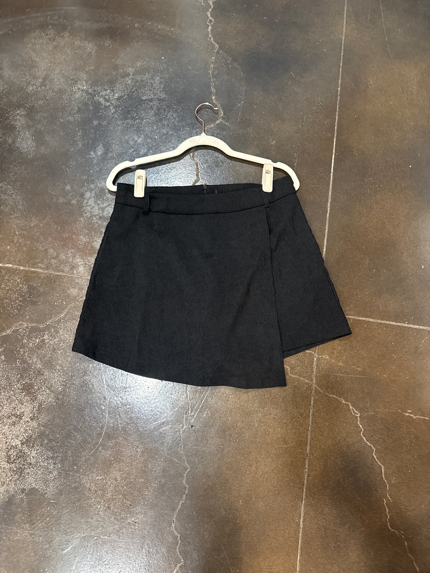 Black Corduroy Skort