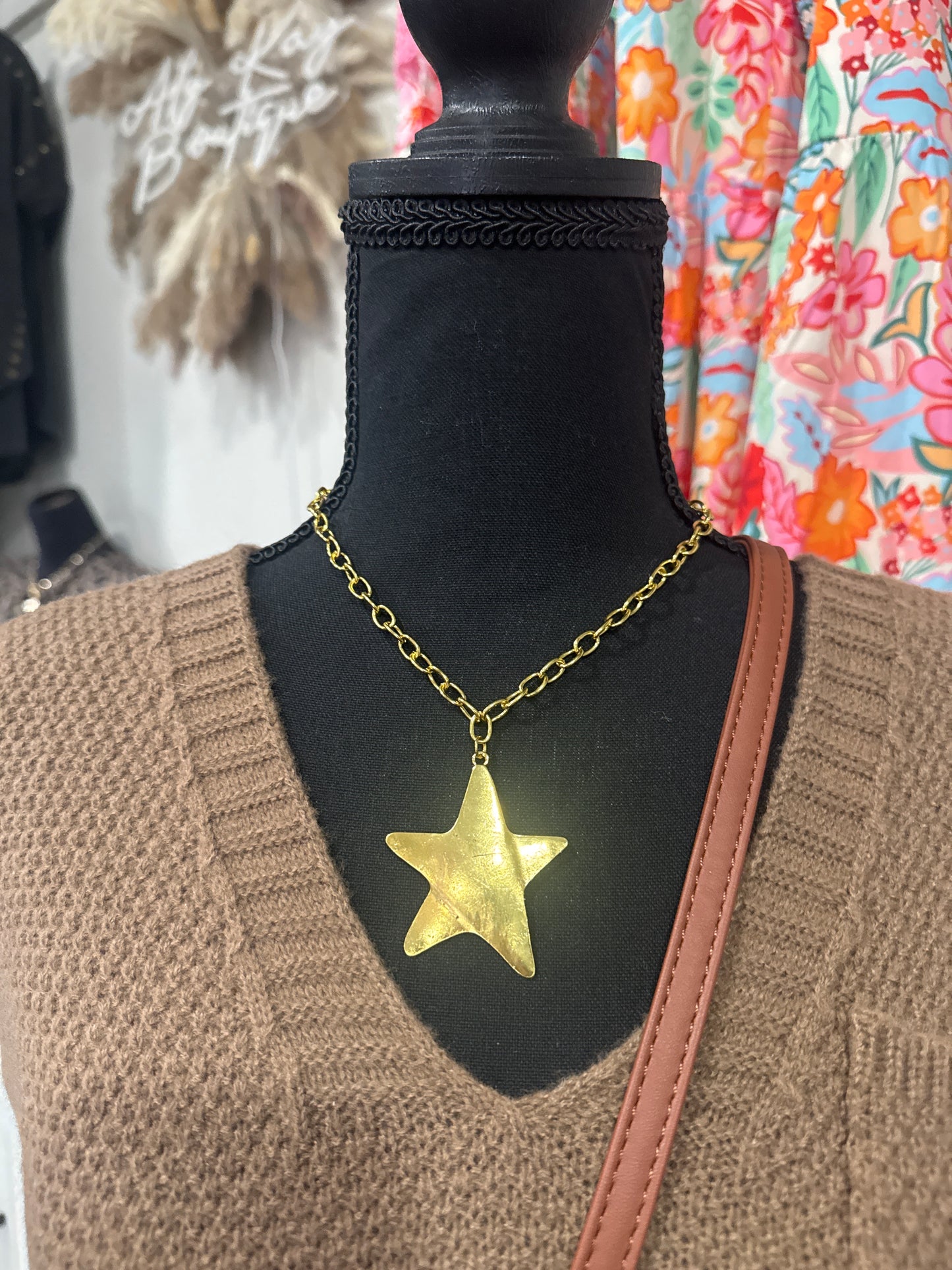 Star Necklace (large star)