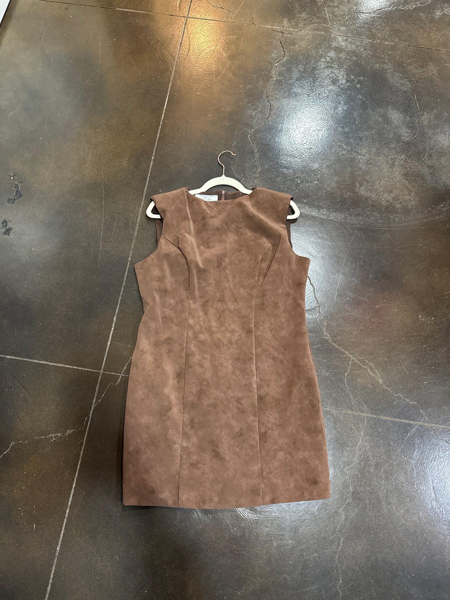 Brown Suede Dress