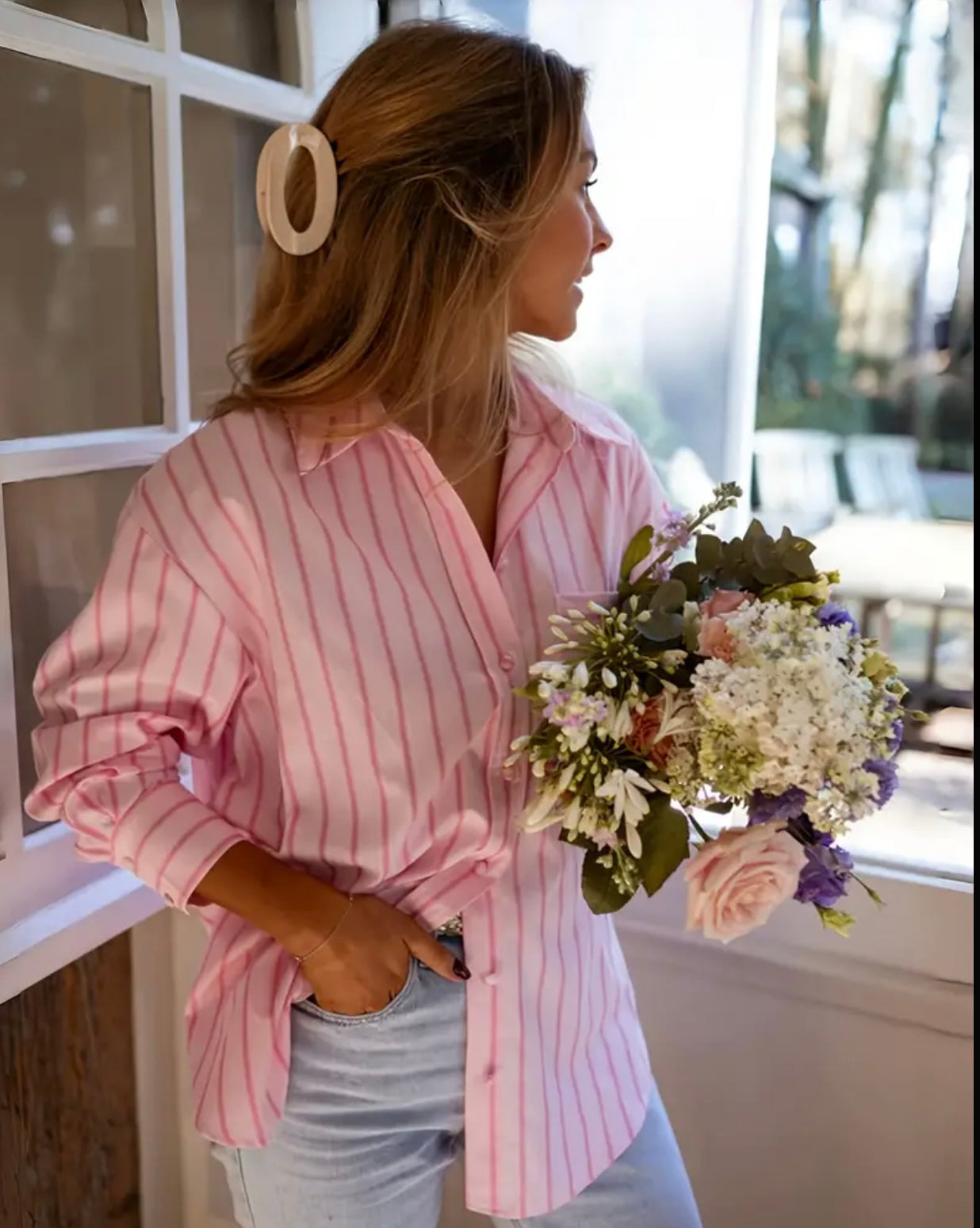 Perfect Pink Collared Shirt