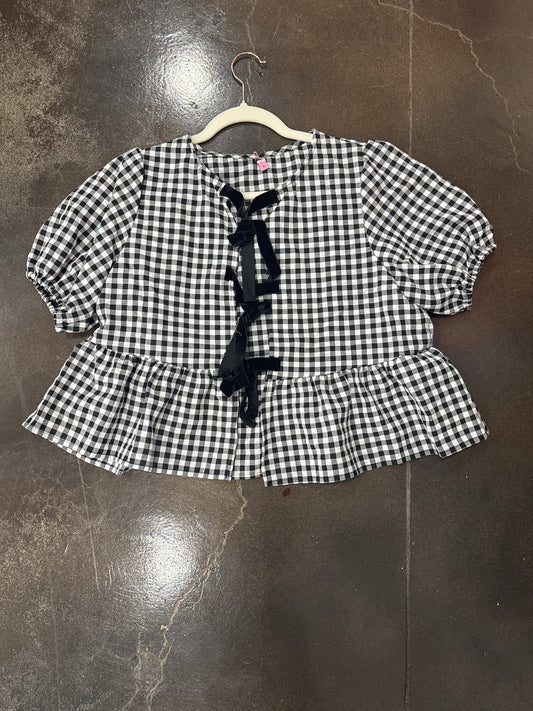 Check Tie Top