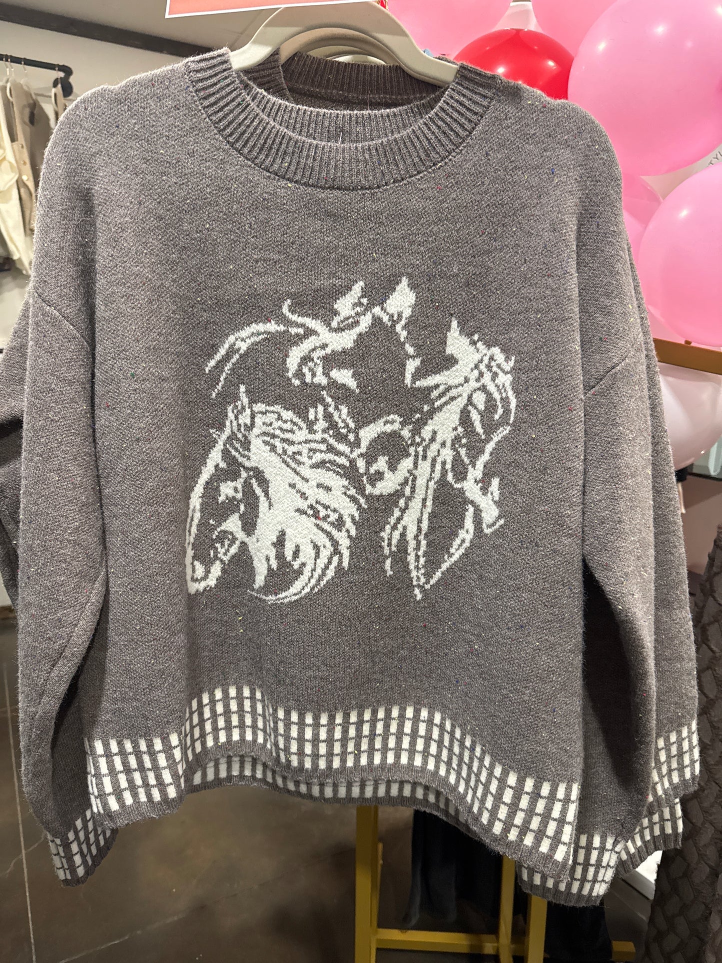 Western Horse Sweater