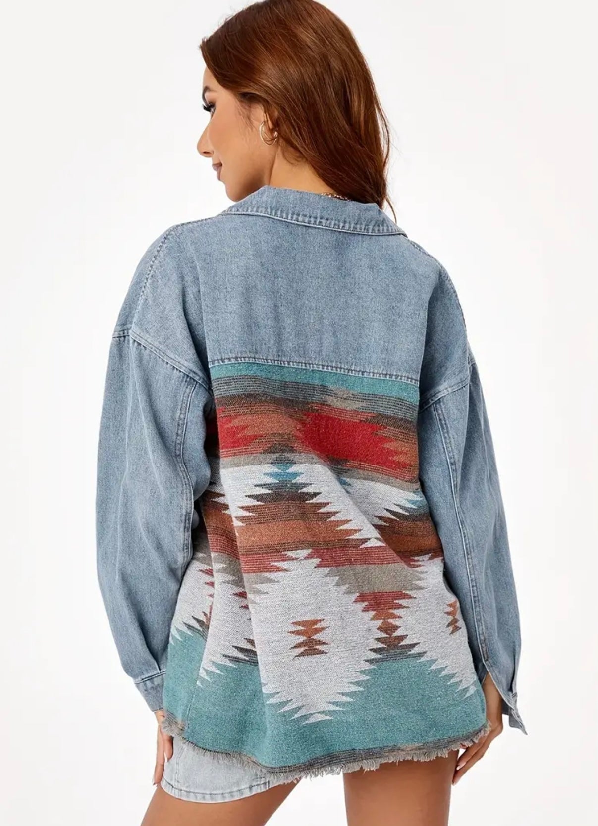 Denim Aztec Jacket