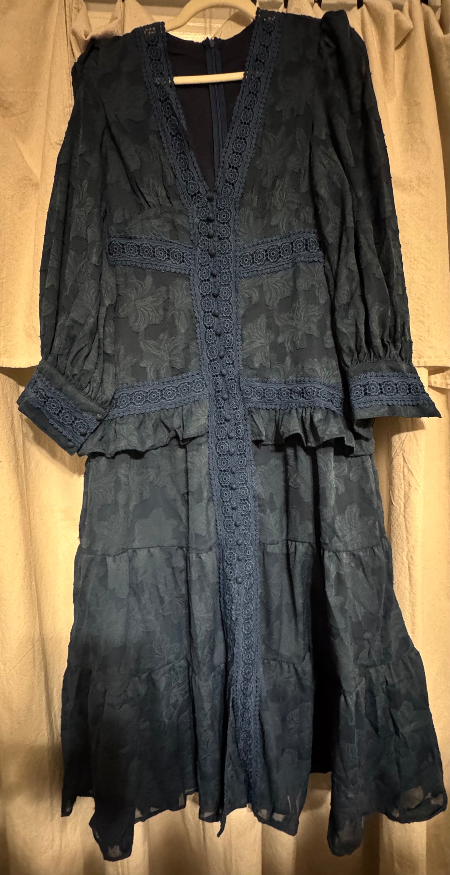 Navy Boho Dress