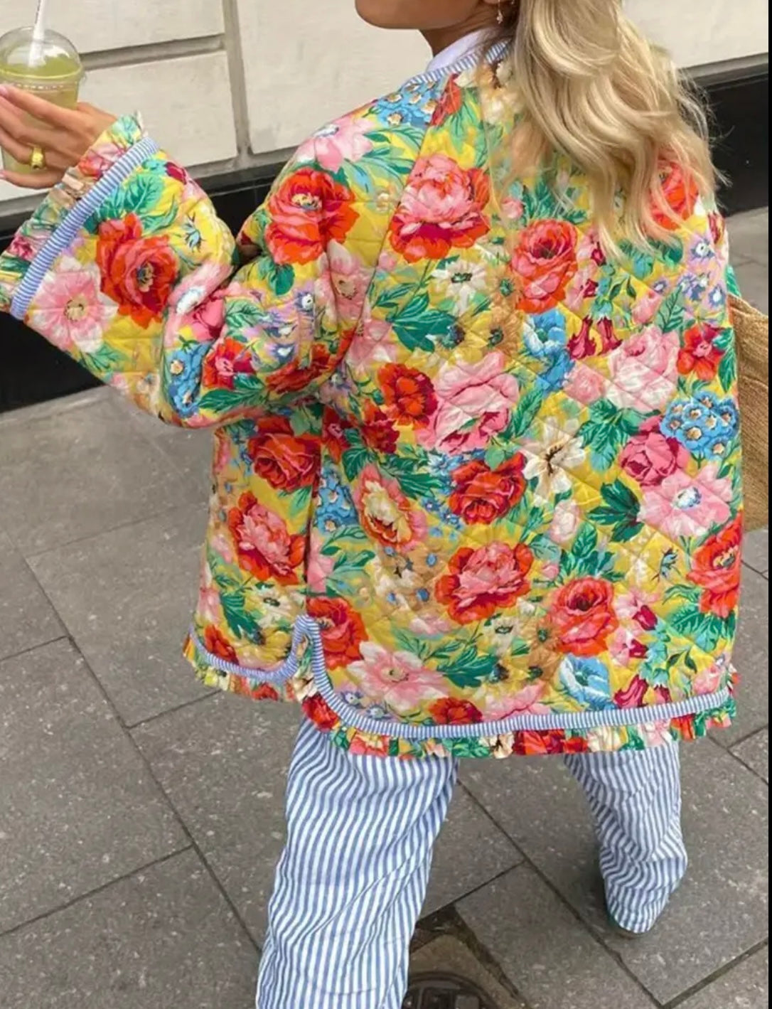 Quilted Flower Jacket
