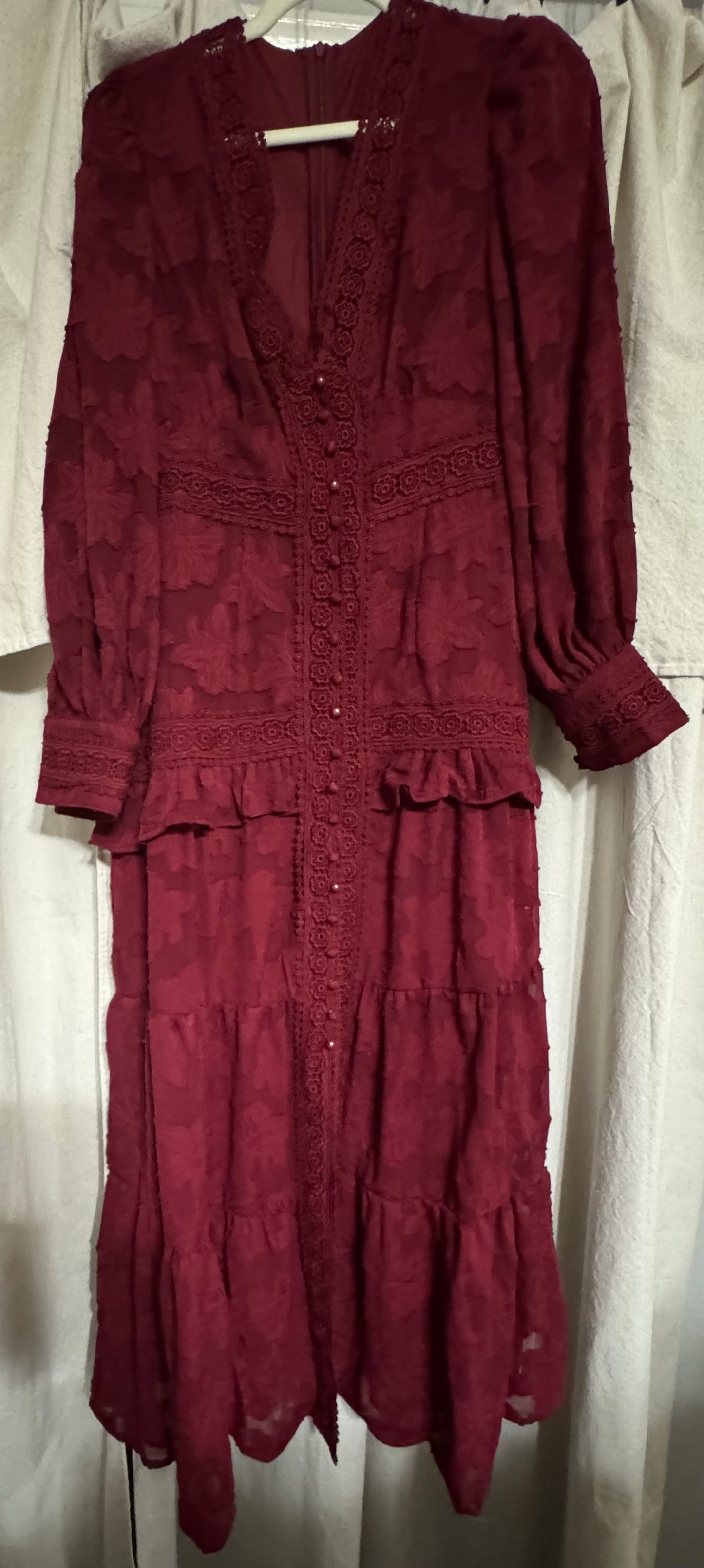 Burgandy Dress