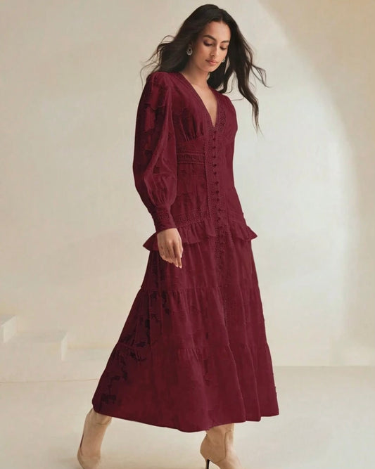 Burgandy Dress