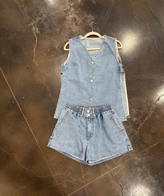 Denim Breeze Set