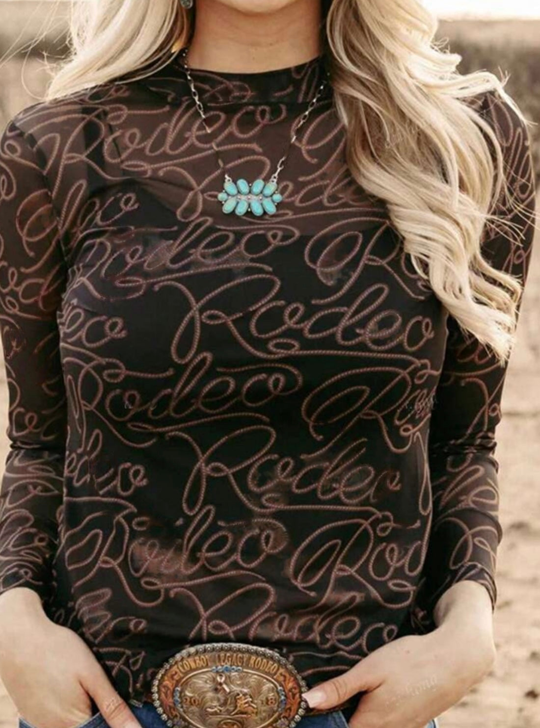 Rodeo Mesh Top