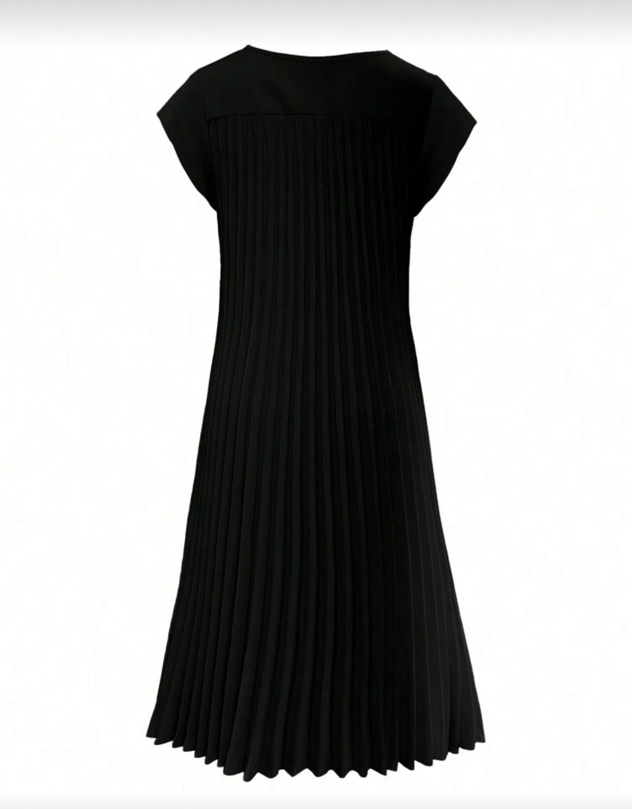 Black pleated Dress