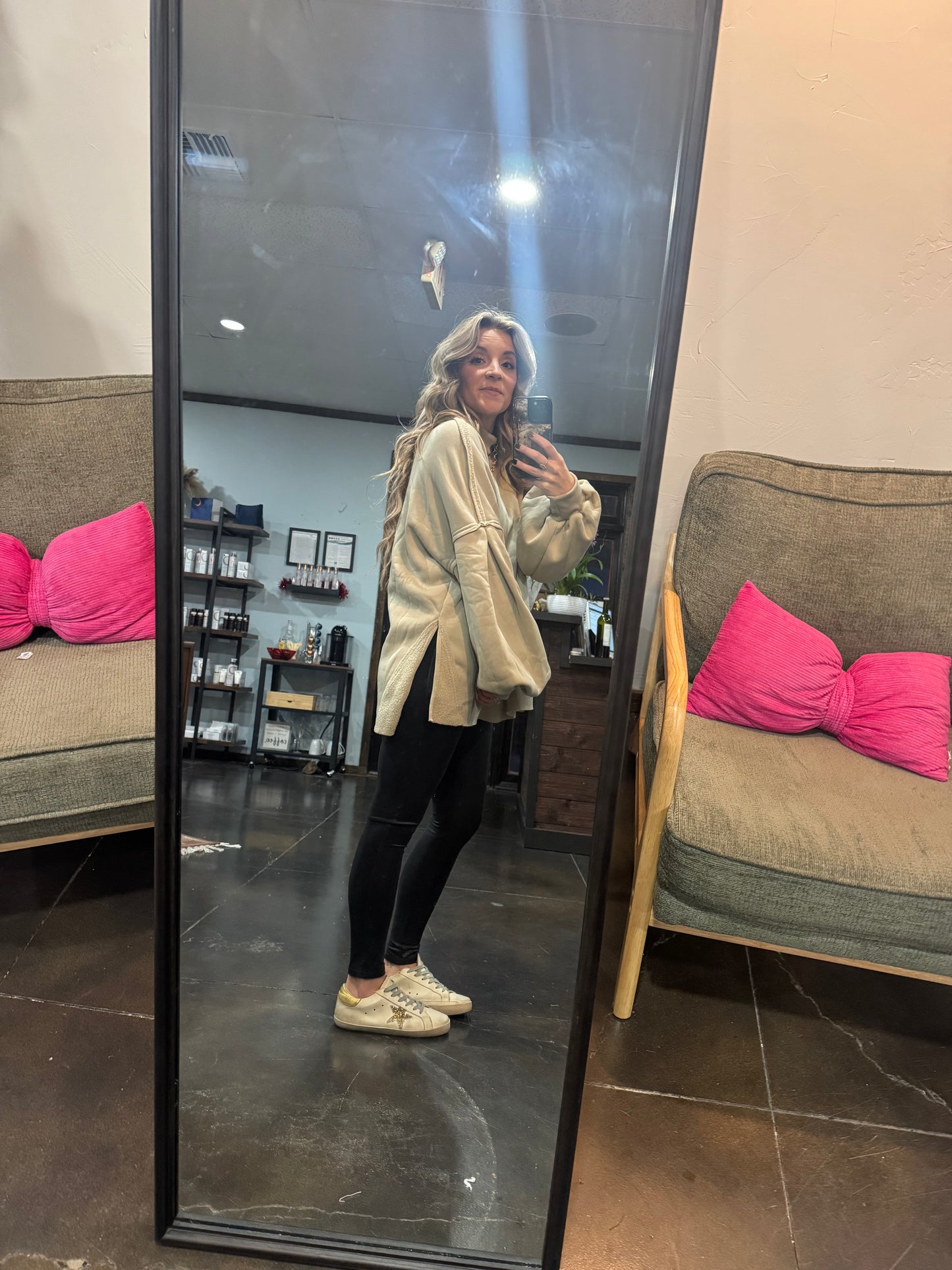 Turtleneck Tunic Sweater