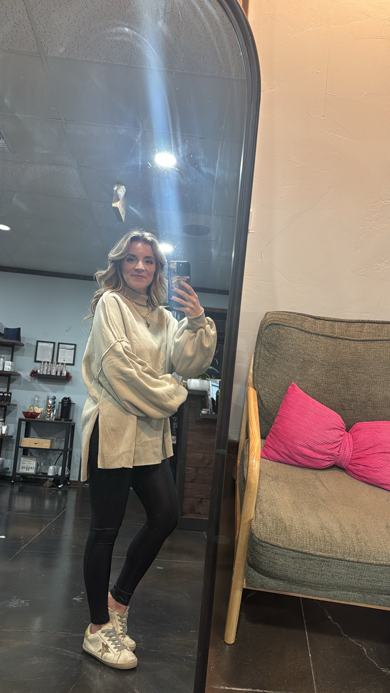 Turtleneck Tunic Sweater