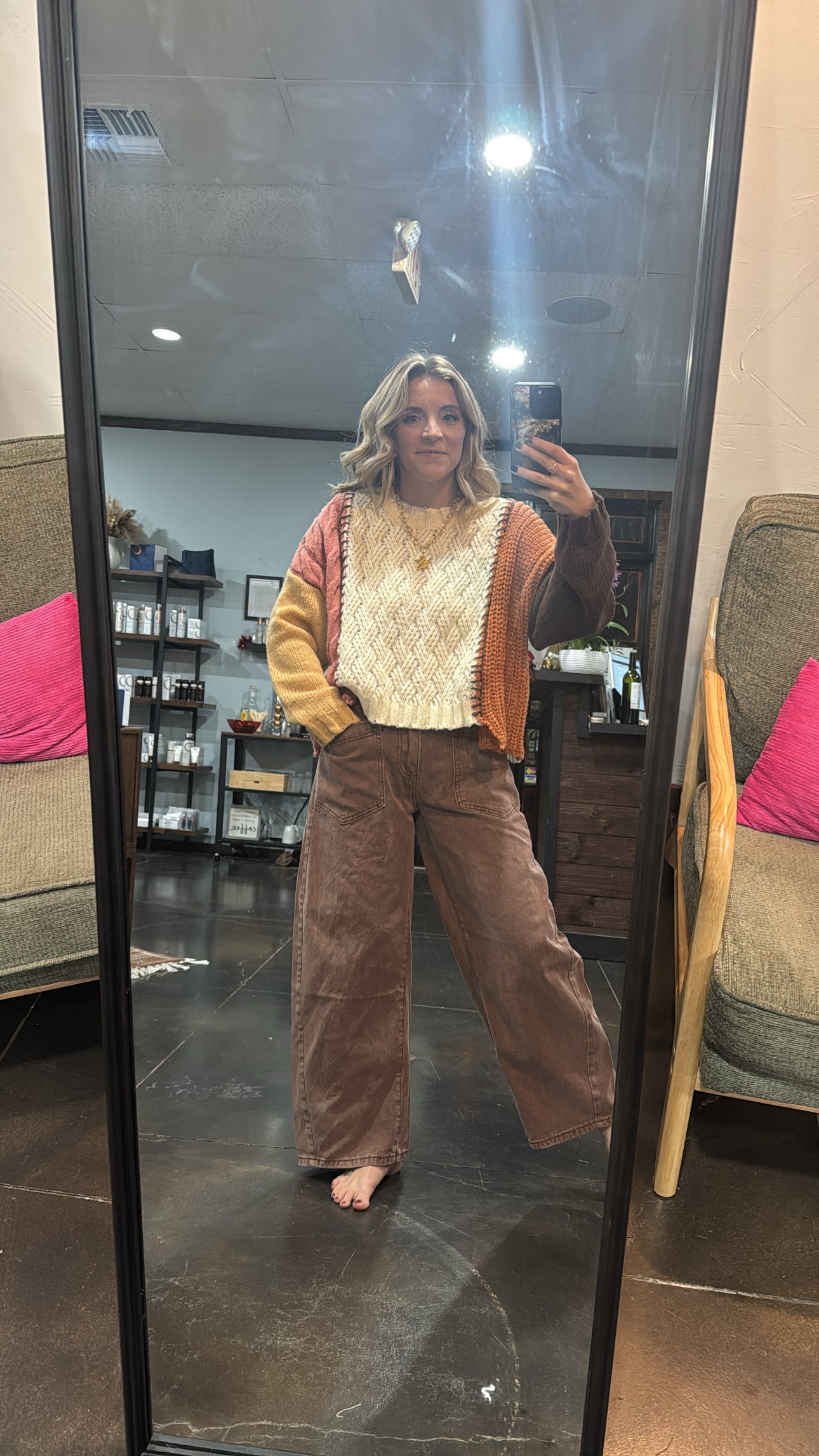 Mixed Stitch Sweater