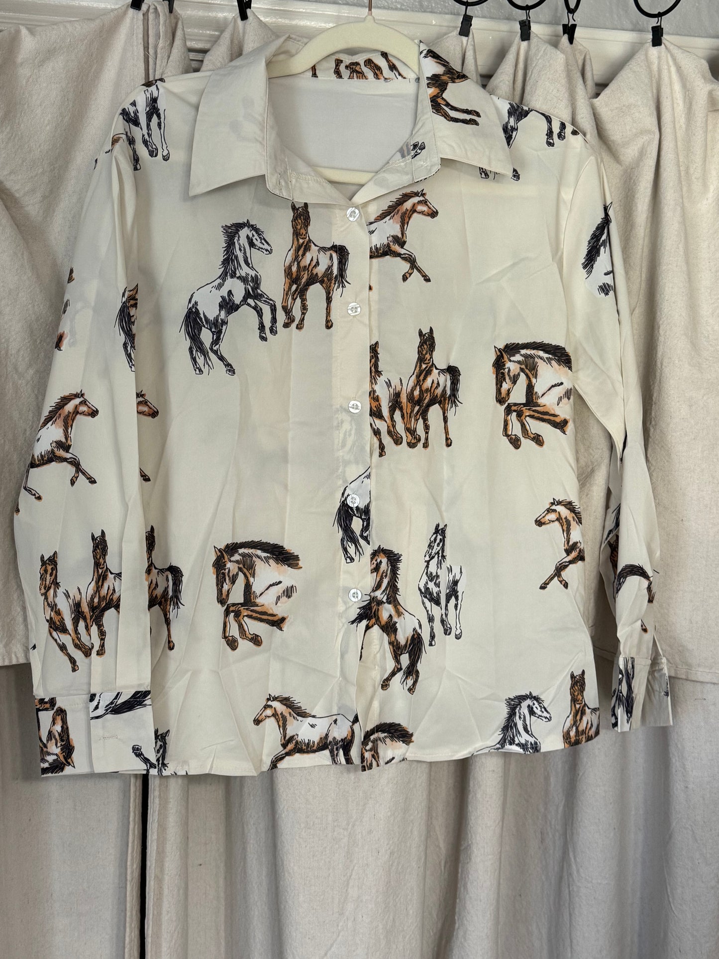 Stirrup in Style Coller Shirt