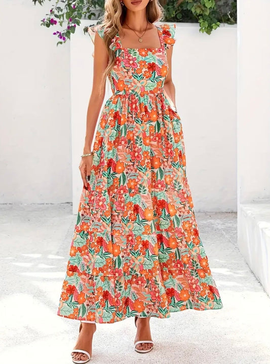 Colorful Floral Maxi