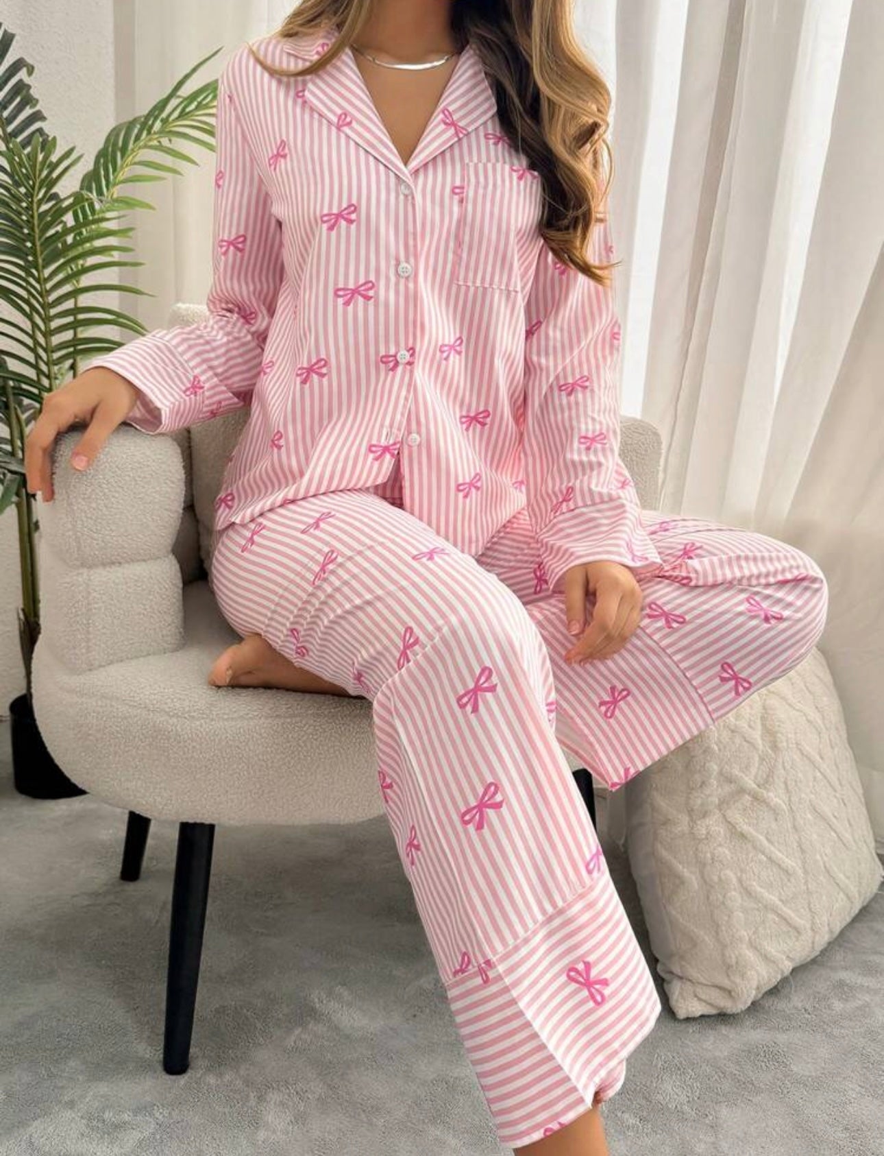 Pink Bow Jammies