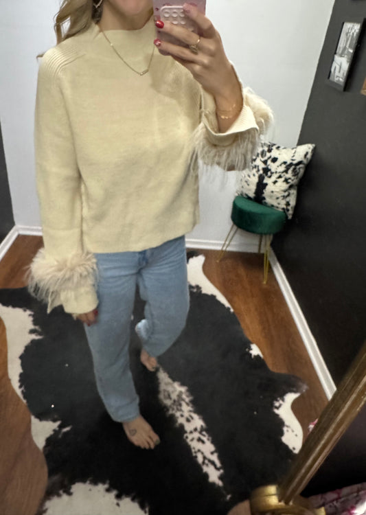 Feathered Sweater