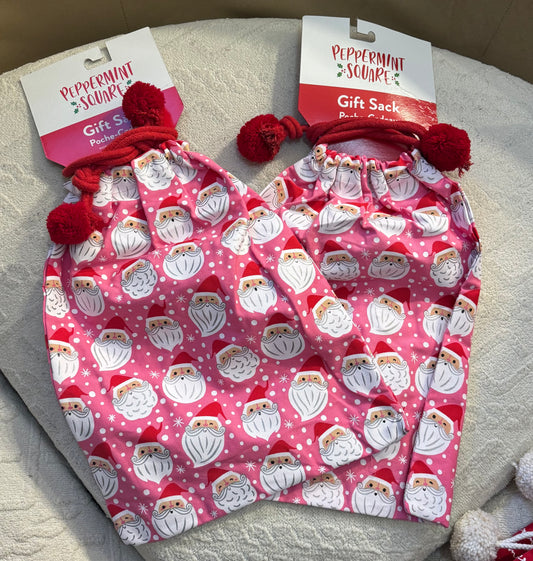 Pink Santa Bag